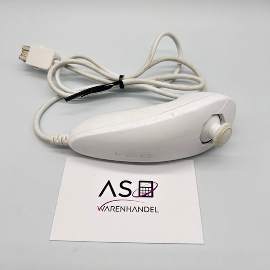 Nunchuk weiß Dritthersteller gebraucht Controller Nintendo Wii #02