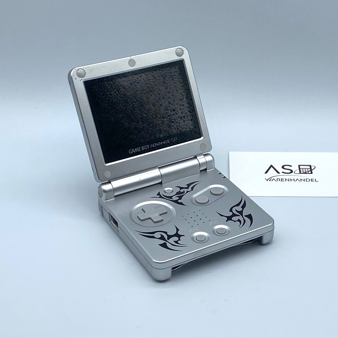 Gameboy Advance SP silber mit Ladekabel AGS-101 Konsole #04