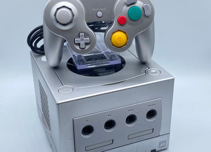 Nintendo Gamecube silber top Zustand mit Controller und allen Kabeln DOL-001(EUR)