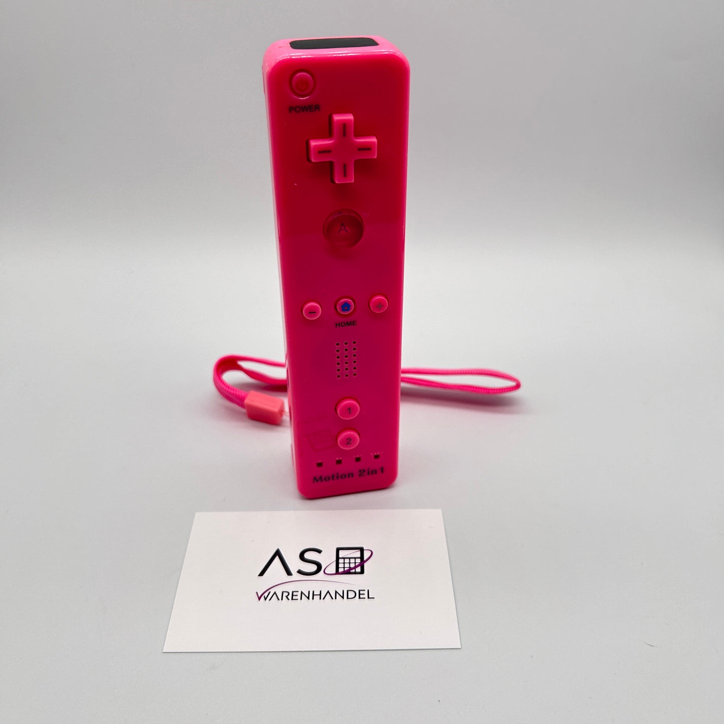 Nintendo Wii Remote Motion Plus Dritthersteller rosa Controller #02