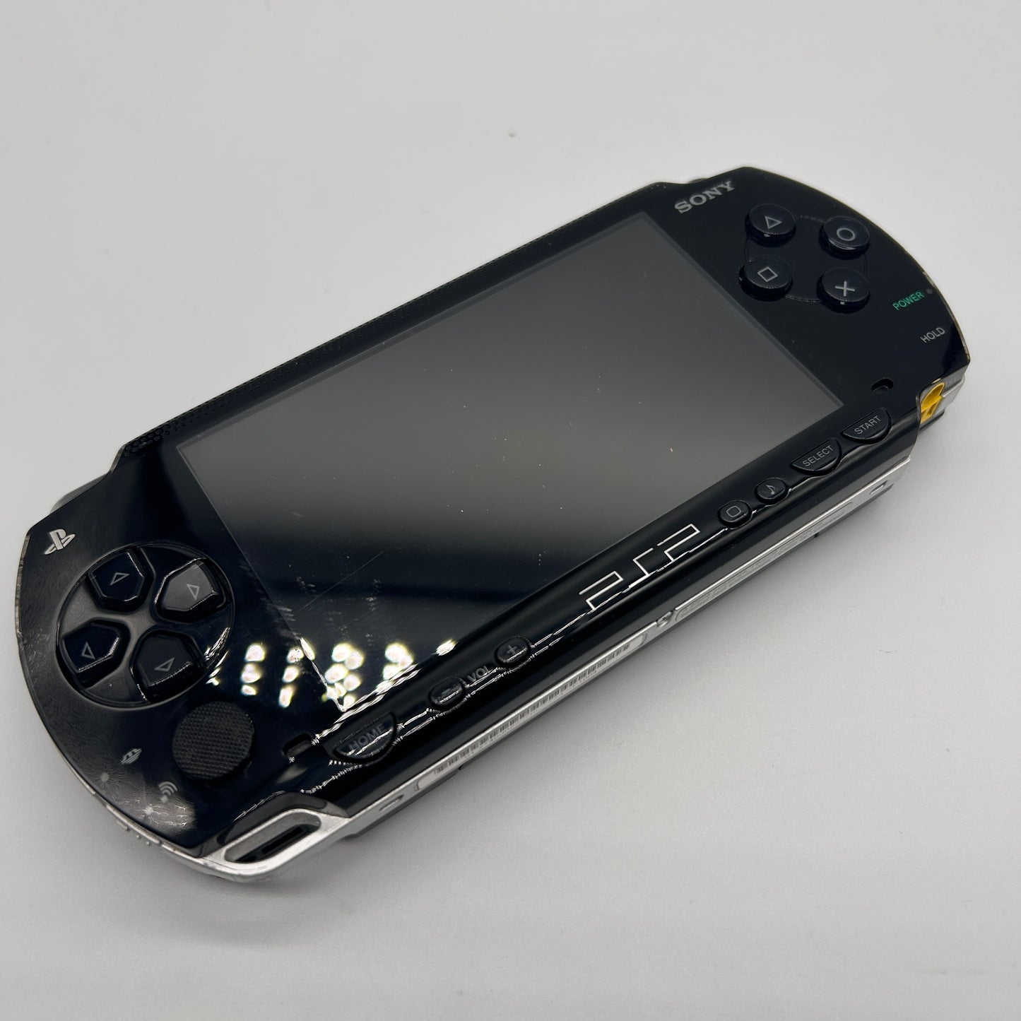 PSP 1004 Konsole schwarz neue Baterrie Stoffetui Ladegerät #04