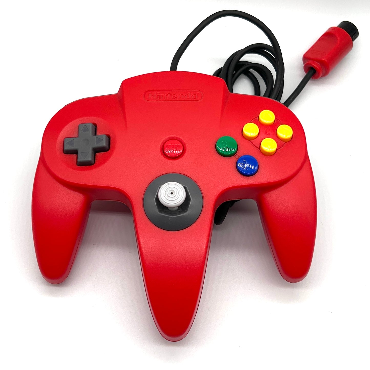 Nintendo N64 Konsole alle Kabel guter Zustand #A1