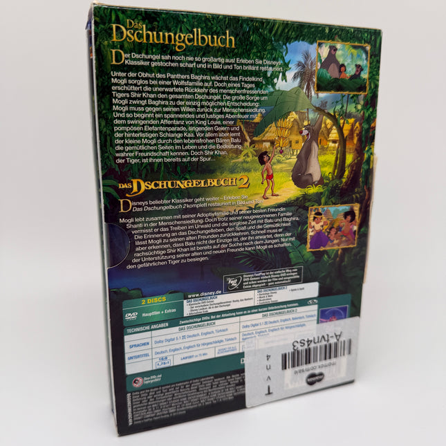 Dschungelbuch 1+2 2 Einzigartige Meisterwerke Disney dvd #28