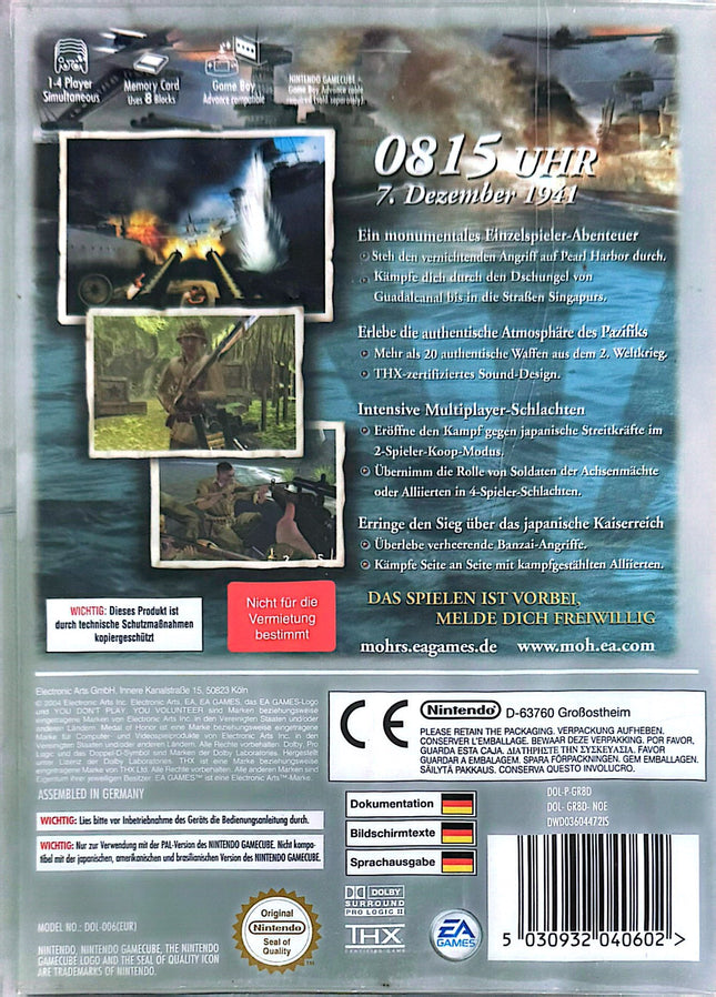 Medal of Honor Rising Sun [Nintendo] Gamecube #52