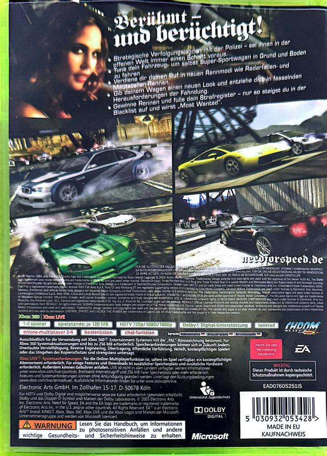 Need for Speed Most Wanted [Xbox 360] #52
