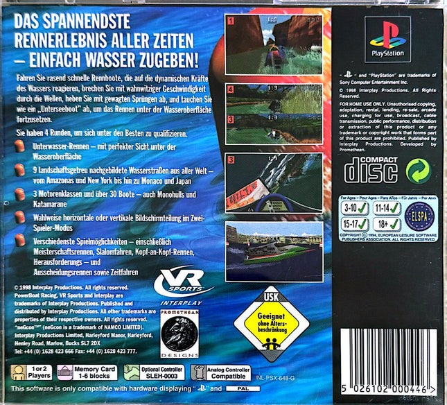 VR Sports Powerboat Racing [PS1] Playstation 1 #51