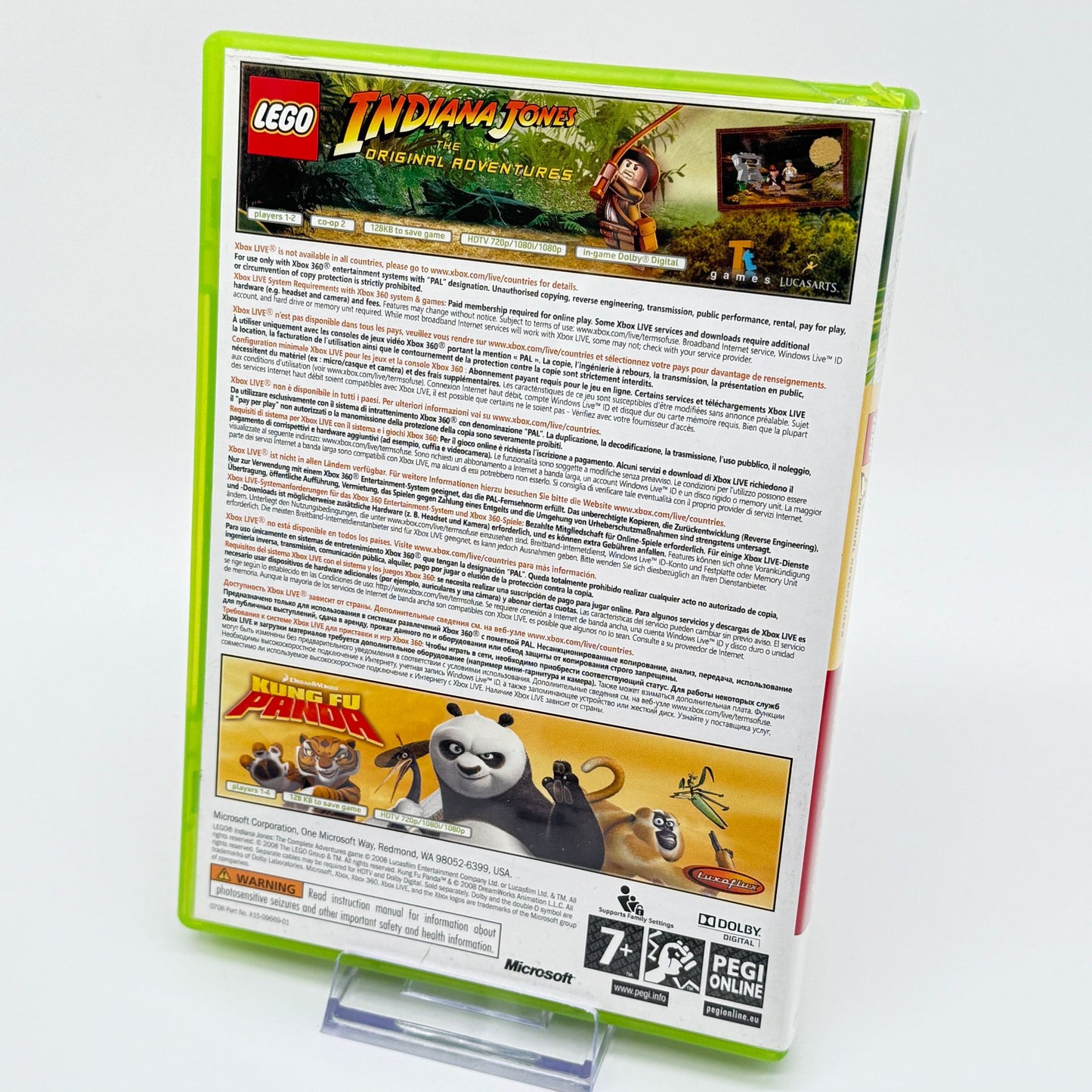 Lego Indiana Jones "The Original Adventure" + Kung Fu Panda Xbox 360 #04